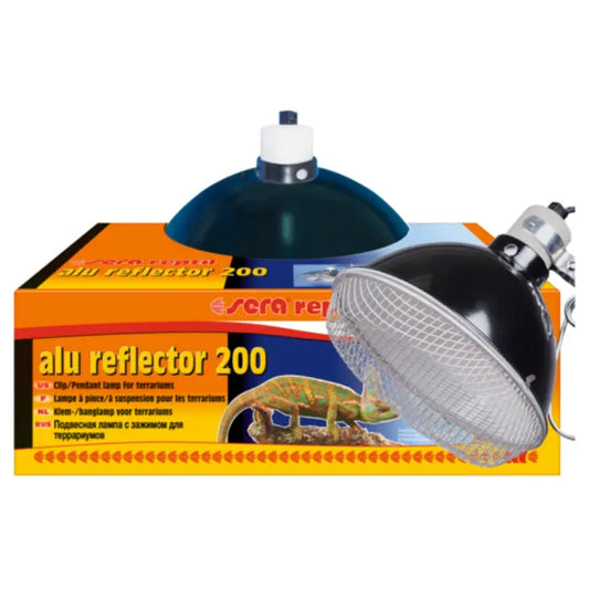 Sera Reptile Aluminum Reflector Dome – 20cm Light Fixture