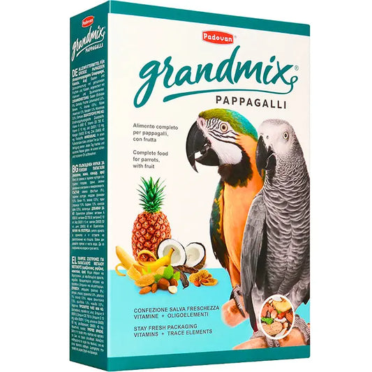 Padovan GrandMix Pappagalli Parrot Diet – 600g Natural Blend