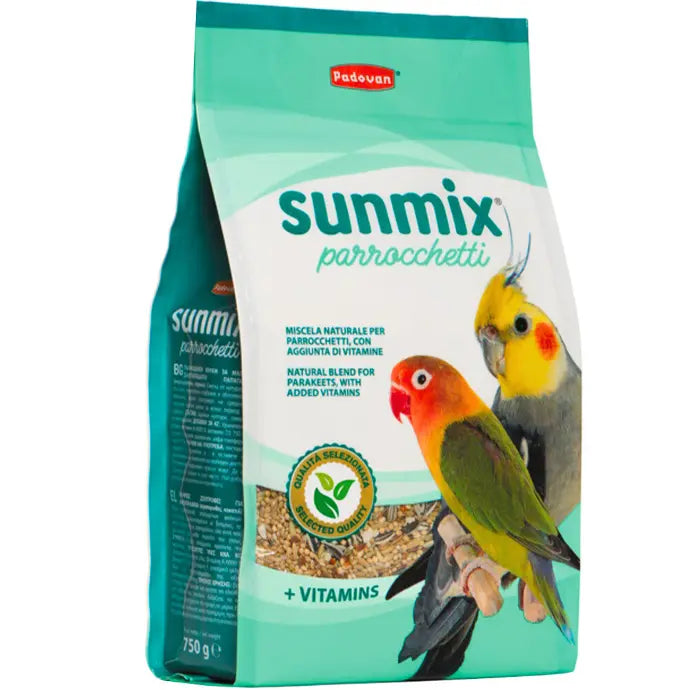 Padovan Sunmix Parakeet Food – 750g Balanced Daily Mix