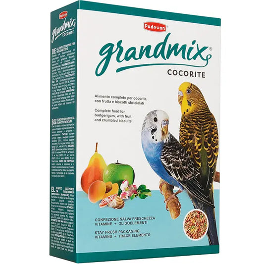 Padovan GrandMix Cocorite Budgie Mix – 1kg Premium Seed