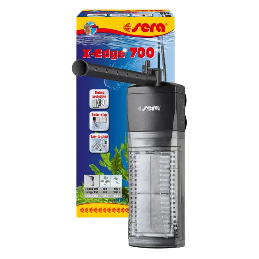 Sera X-Edge Corner Filter – 700L/H High-Flow Aquarium Filter Unit