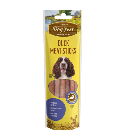 Dog Fest Duck Meat Sticks for Adult Dogs - 45g (1.59 oz)