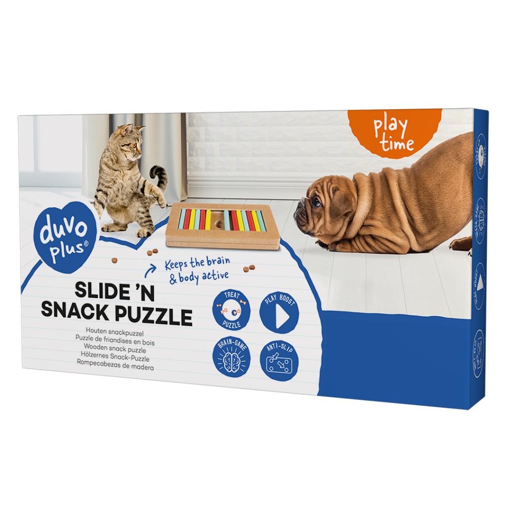 Duvo+ Slide N Snack Puzzle Feeder – Rectangle, 28.5x15x3cm