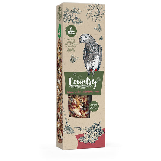 Witte Molen Seed Sticks for Parrots – Rosehip & Elderberry (2pcs / 140g)