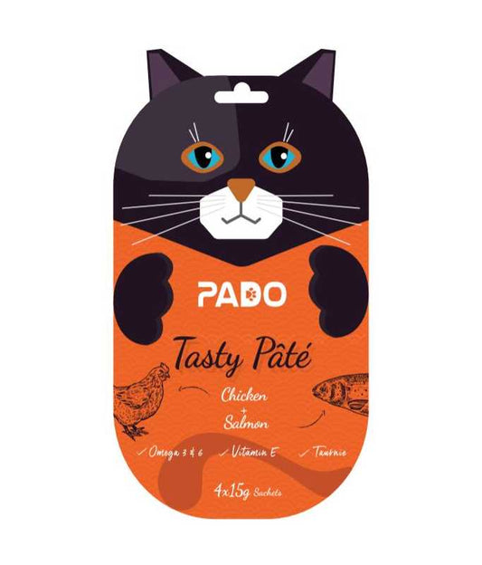 Pado Cat Wet Sachets – Chicken & Salmon 4x15g