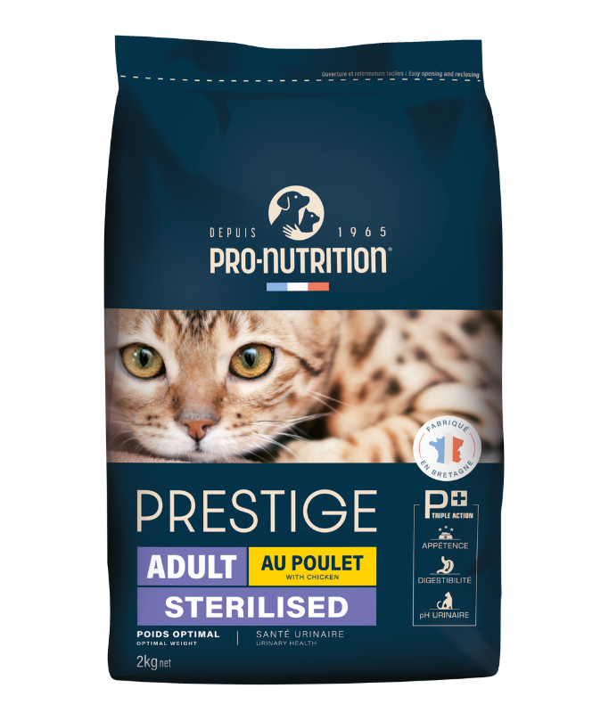 Pro Nutrition Prestige Adult Sterilised Chicken Cat Dry Food 2Kg