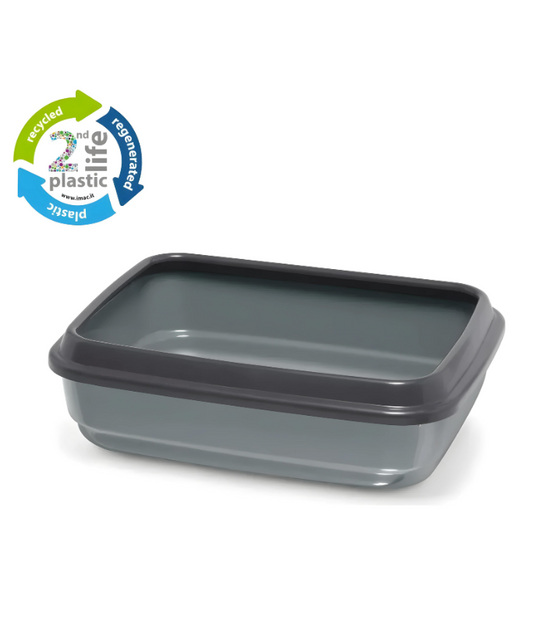 Imac Jerry Litter Tray – Eco Plastic 50×40×14.5 cm – Open Design