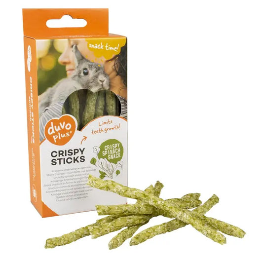 Duvo+ Crispy Chew Sticks Spinach – 50g Green Veggie Treats