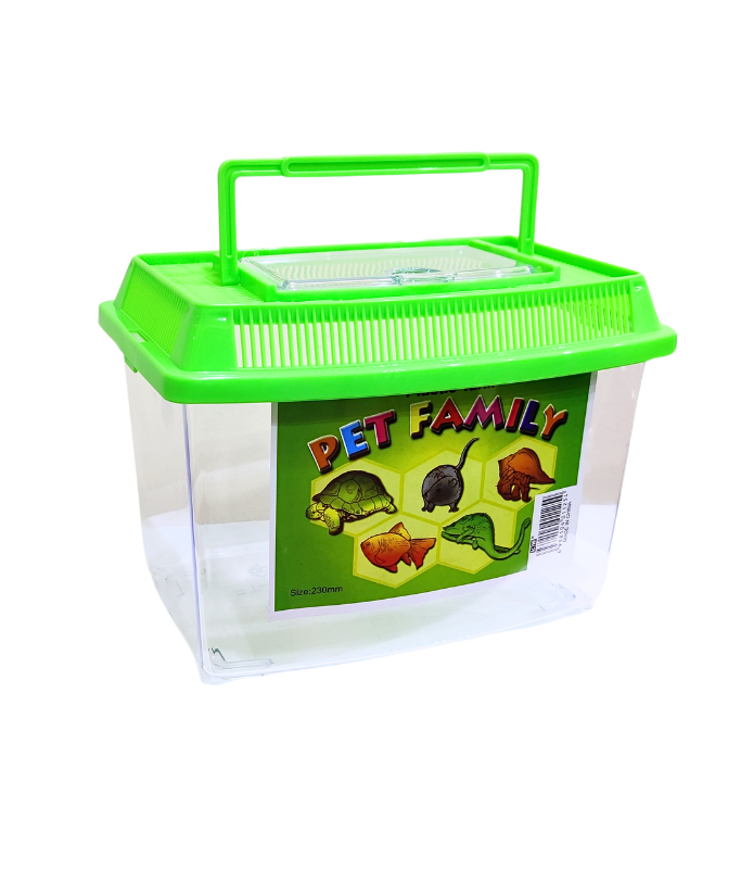 KW Zone Plastic Aquarium Tank – 23cm – Large Transparent Fish Tank