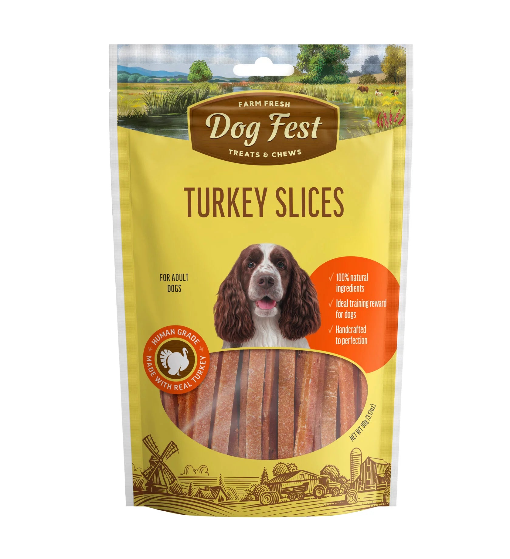 Dog Fest Turkey Slices for Adult Dogs – 90g