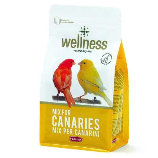 Padovan Wellness Canaries Food – 1kg Fortified Seed Blend
