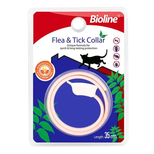 Bioline Flea & Tick Collar for Cats 35cm Margosa & Sweet Orange