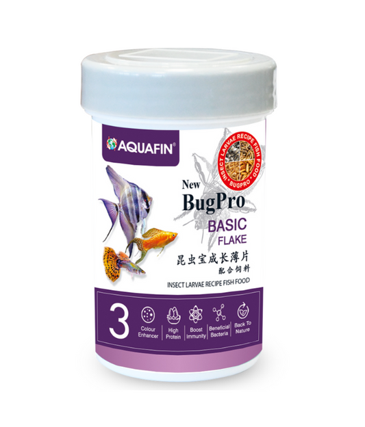 KW Zone Aquafin BugPro Basic Flake Fish Food 250ml