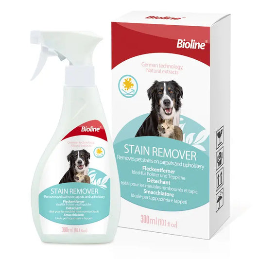 Bioline Dog & Cat Stain Remover Spray 300ml Upholstery & Carpet Cleaner