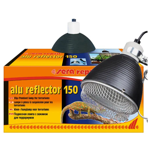 Sera Reptile Aluminum Heat Reflector Lamp – 15cm Fixture