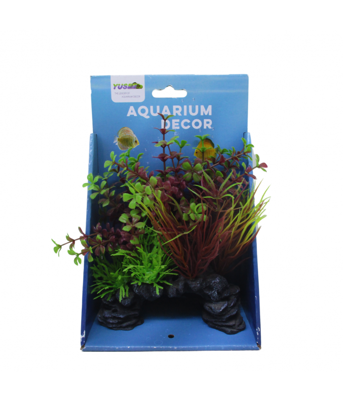 Yusee Aquarium Plant Decoration – 12x7x18cm