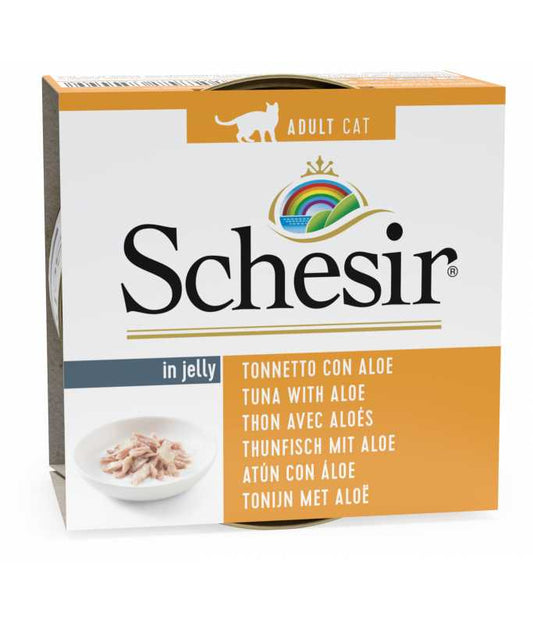 Schesir Cat Wet Food Tuna with Aloe 85g