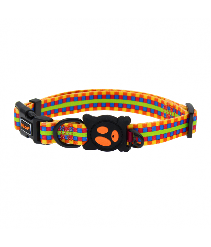 Doco Loco Dog Collar – Lime Street Pattern – Size S