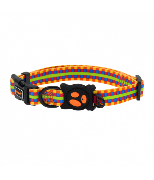 Doco Loco Dog Collar – Lime Street Pattern – Size S