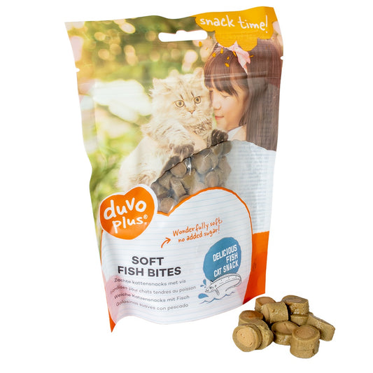 Duvo+ Soft Fish Bites for Cats – 50g