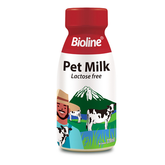 Bioline Pet Milk for Cats & Dogs 220ml Nutrient-Rich Milk Supplement