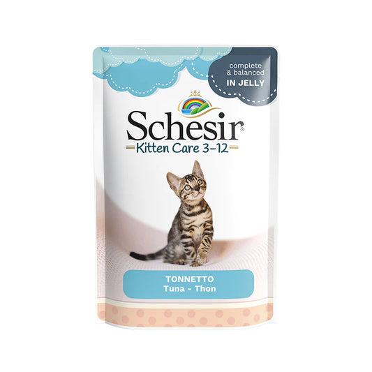 Schesir Kitten Jelly Pouch Tuna Wet Food 85G