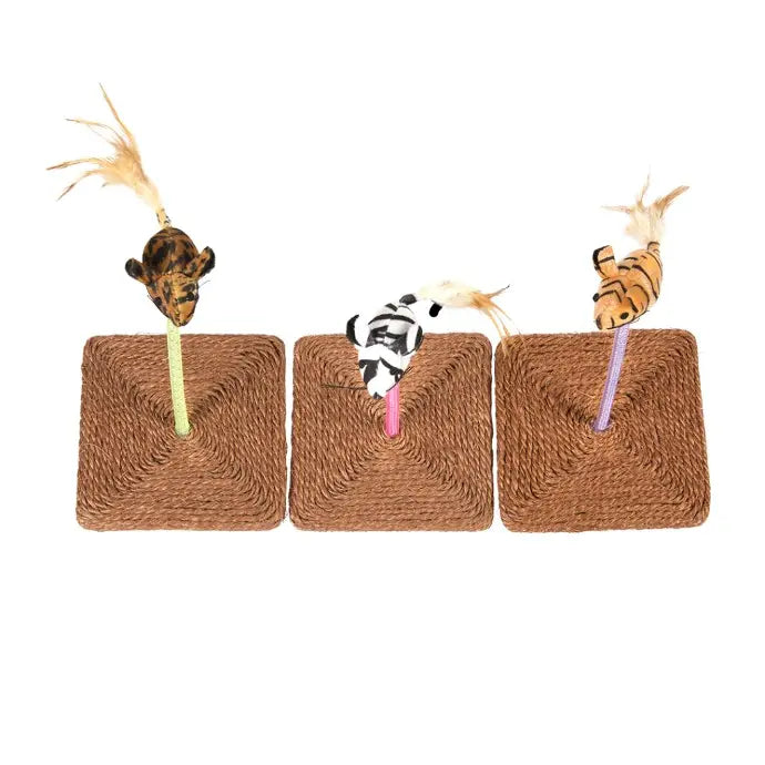 Duvo+ Mouse On Pedestal – Fun Interactive Cat Toy
