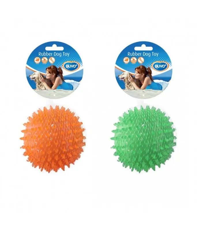 Duvo+ TPR Hedgehog Ball – Spiky Dog Toy, 8cm Diameter