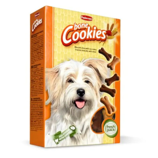Padovan Cookies Bone Dog Biscuits – 500g Crunchy Snack
