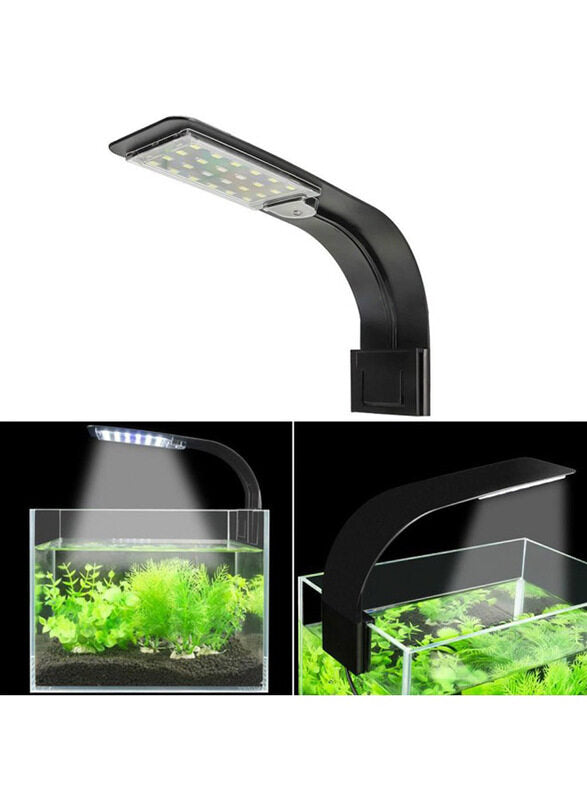Roxin LED Top Light 10W – White & Blue, Black Body Aquarium LED
