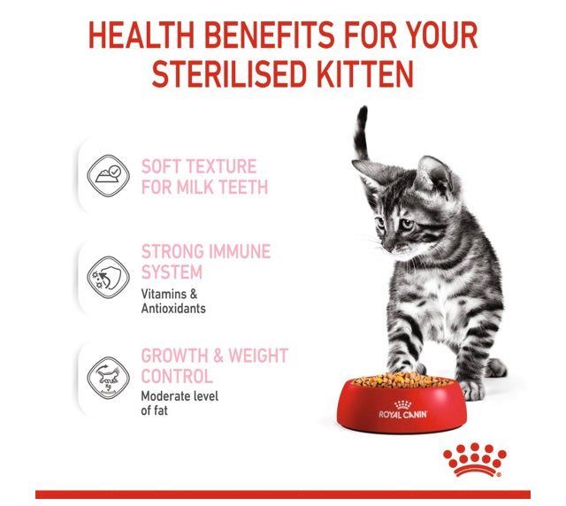 Feline Health Nutrition Kitten Sterilised Gravy (Wet Food - Pouches) 12X85G