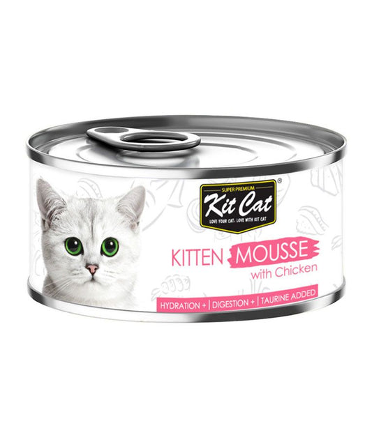 Kit Cat Kitten Mousse With Chicken 80G