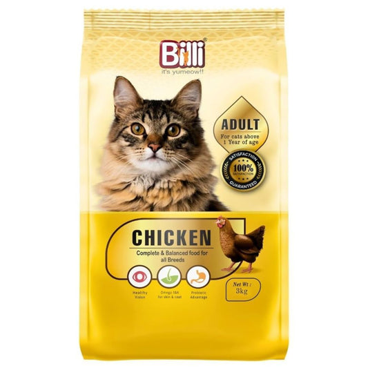 Billi Adult Real Chicken Cat Food 3 Kg