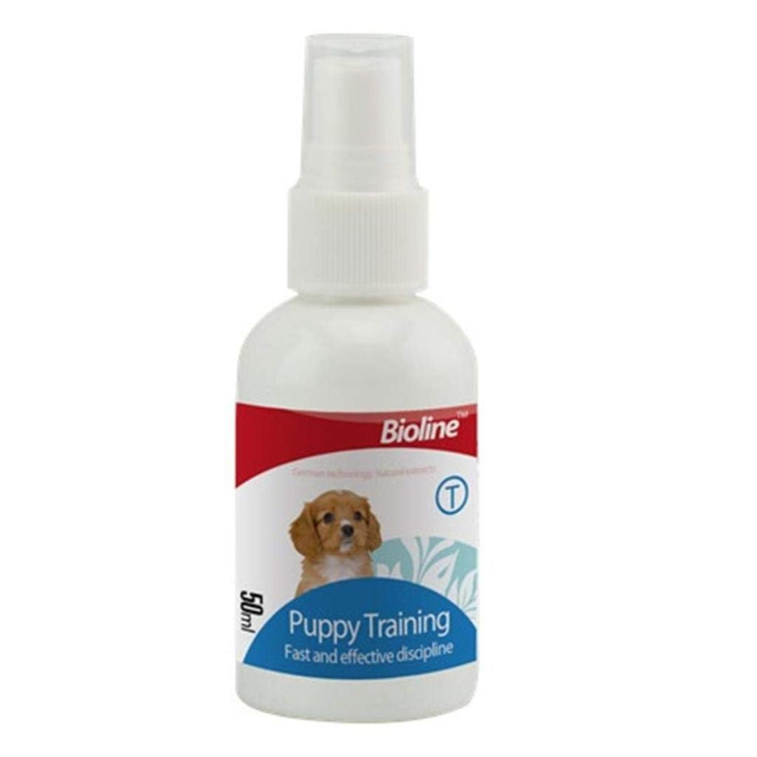 Bioline Puppy Training Spray – Behavior Aid for Indoor Training