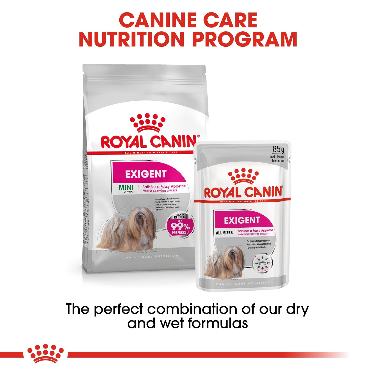 Royal Canin Canine Care Nutrition Exigent Dog Wet Food 85g