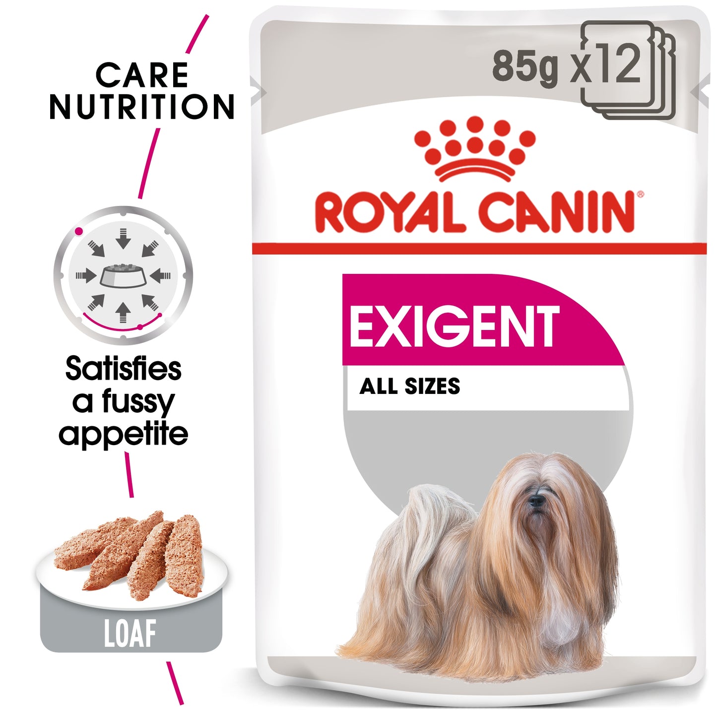 Royal Canin Canine Care Nutrition Exigent Dog Wet Food 85g