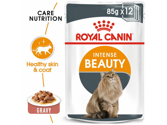 Feline Care Nutrition Hair & Skin Gravy (Intense Beauty) (Wet Food - Pouches) 12X85G