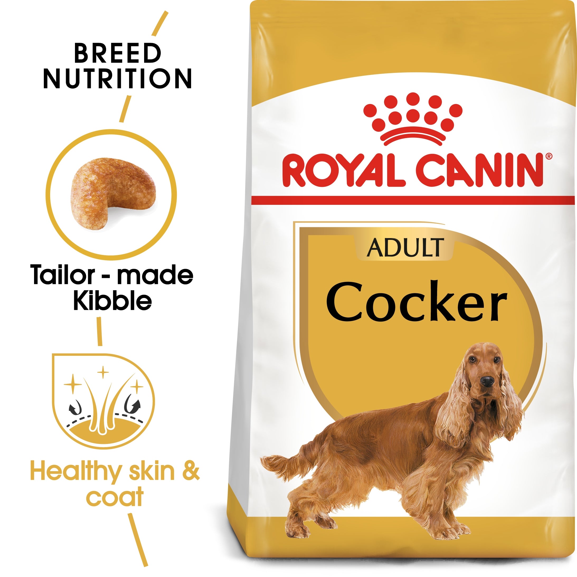 Royal Canin Breed Health Nutrition Cocker Adult Dry Food 3kg