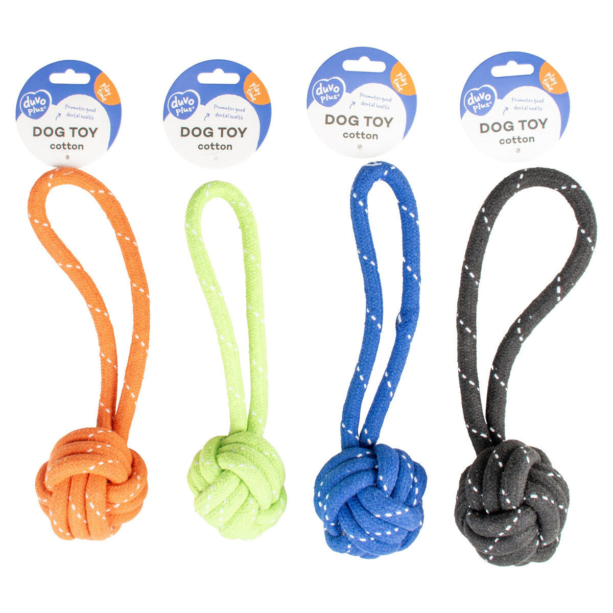 Duvo Scooby Rope Dummy Ball Mixed Colorsdimension: 7.6 X 18Cm