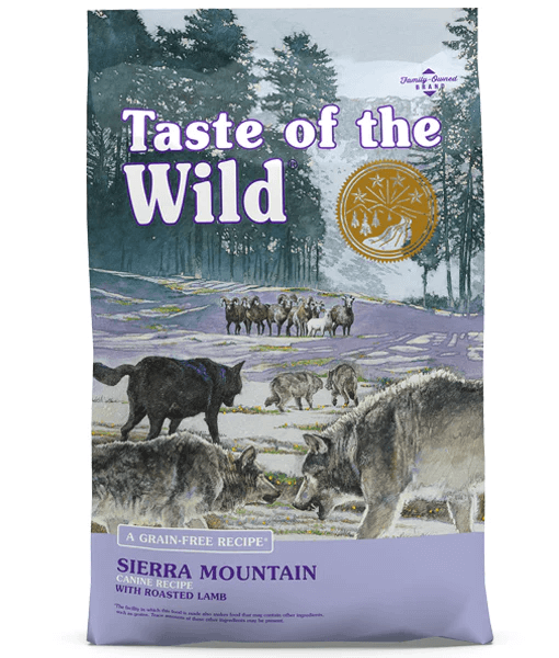 Taste Of Wild Sierra Mountain Canine Recipe With Roasted Lamb