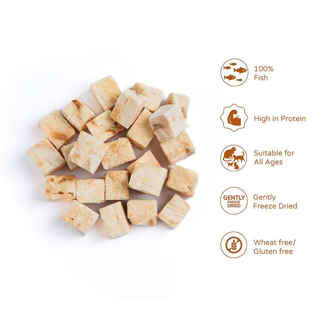 Thrive Cat Treats 100% White Fish - 15g