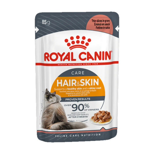 Royal Canin Feline Care Nutrition Hair & Skin Gravy WET FOOD