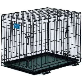 Pado Double Door Dog Crate with Mesh Floor, 107.5x70.5x77.5cm