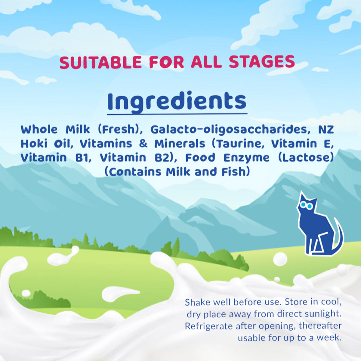 Zeal Cat Milk ‚255ml Lactose-Free Feline Nutritional Care