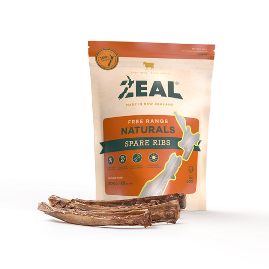 Spare Ribs Dog Treats ‚ 200g Protein-Rich Snack